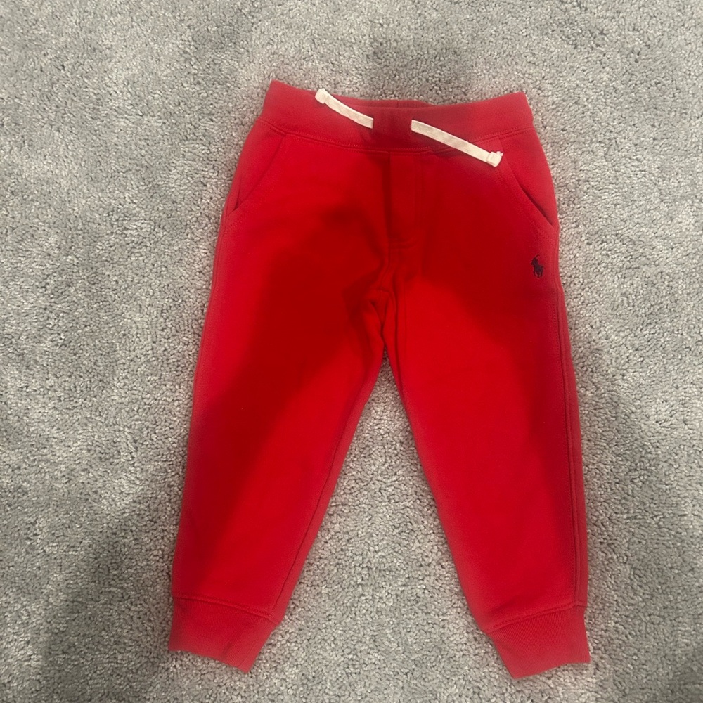 Polo by Ralph Lauren Red Kids Sweatpants